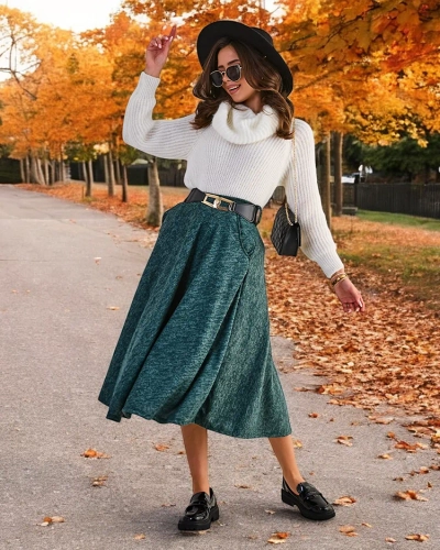 Fusta midi pentru femei de la Royalfashion