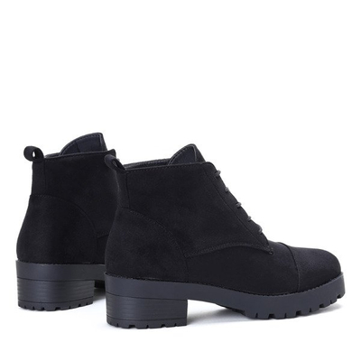 Czarne botki Meredith - Obuwie