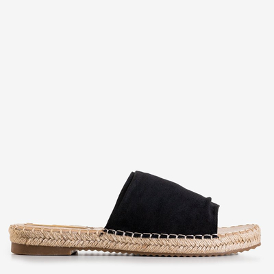 Papuci Lamiya pentru femei negre - Încălțăminte