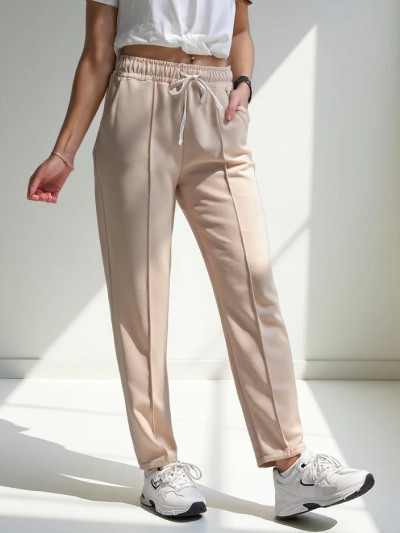 Pantaloni drepti pentru femei Royalfashion din viscoză