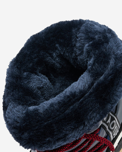 Royalfashion Cizme de zăpadă pentru femei albastru marin Gepanden