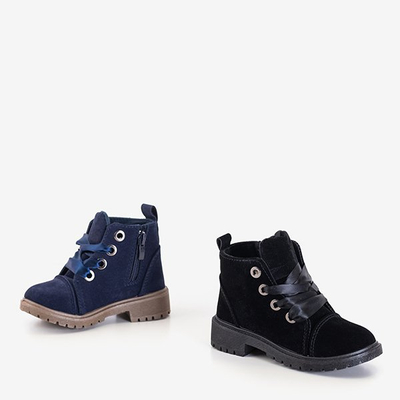 Cizme negre pentru copii Meveye - Încălțăminte