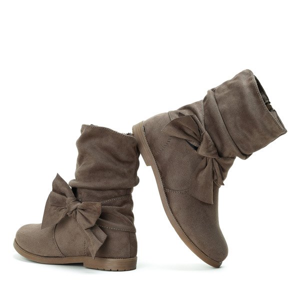 Zielone dziecięce botki Dakota- Obuwie