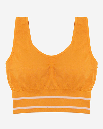 Sutien sport dama mustar - Lenjerie intima