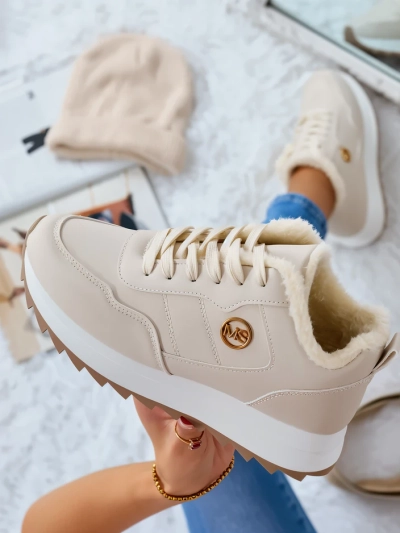 Royalfashion Adidași încălțați pentru femei cu blană Casot