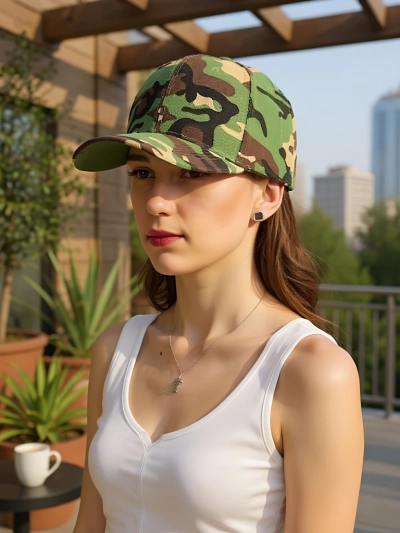 Royalfashion Șapcă camuflaj CamoFlex