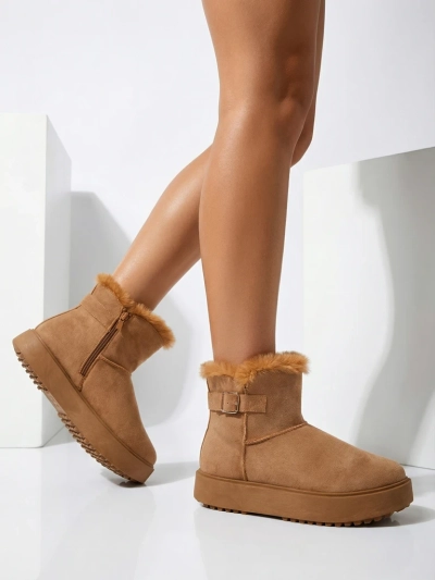 Royalfashion Krótke buti a'la śniegowce ženske Aurelia Classico