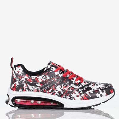 Czarno-czerwone sportowe buty daskie Jordan - Obuwie