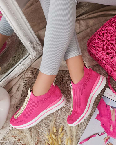 Royalfashion Pantofi sport slip-on pentru femei cu inscripția Cerppa