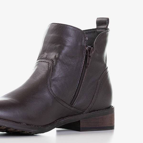 OUTLET Cizme dama maro închis a'la Cizme Edelvika Jodhpur - Încălțăminte