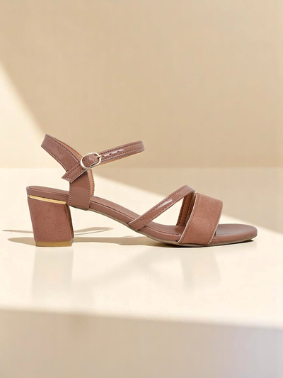 Royalfashion Sandal fanm patante talon ba Grace Gloss