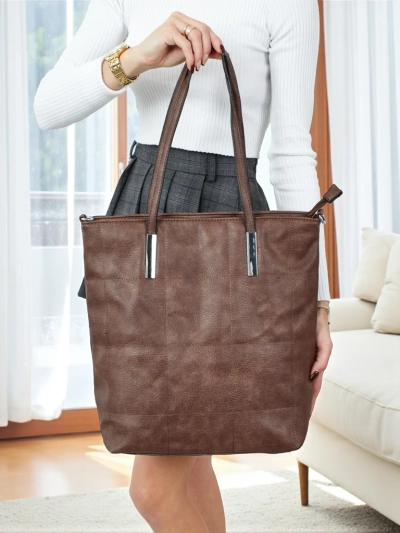 Geantă de damă shopper din piele ecologică Tessira