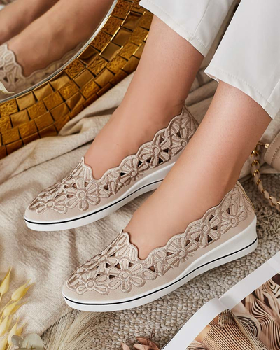 Royalfashion Pantofi demi de damă cu toc mic Dellio