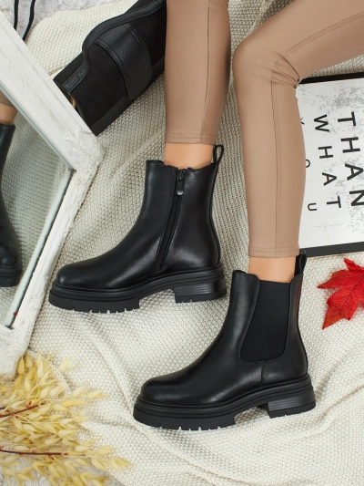 Botine de damă eco piele Solmira