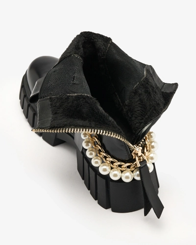 Royalfashion Negru cizme pentru femei Zifosca