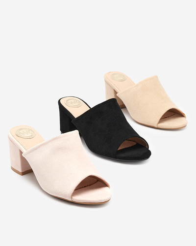 Papuci de damă roz deschis pe un stâlp jos Opetik - Încălțăminte