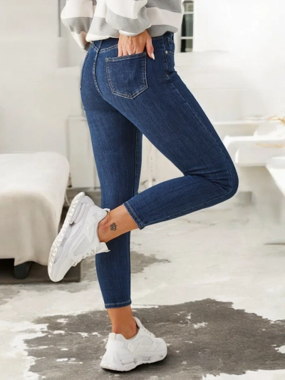 Royalfashion Jeans din bumbac pentru femei, conice