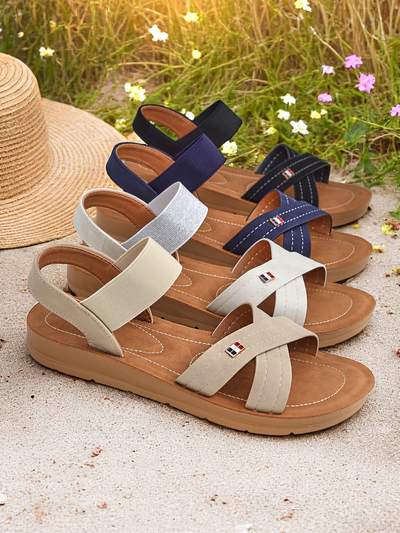 Sandale cu bretele elastice pentru femei Royalfashion Zerefis