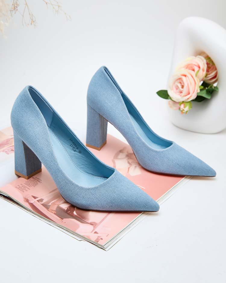 Royalfashion Pantofi cu toc stiletto pentru femei Jeansem