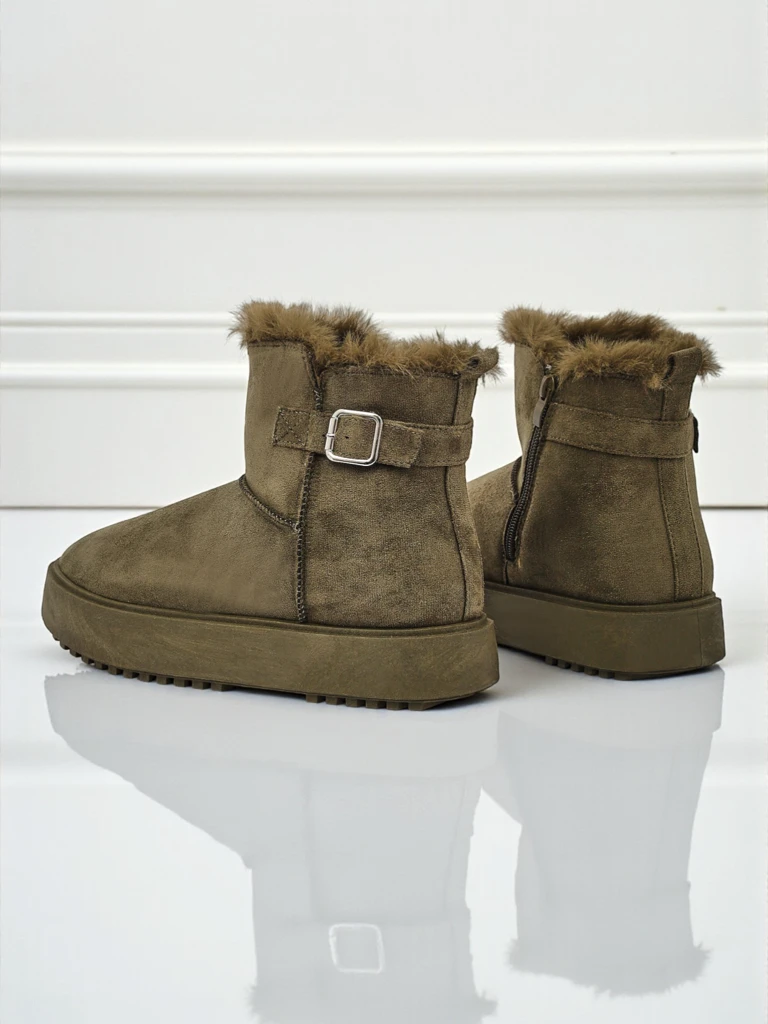 Royalfashion Krótke buti a'la śniegowce ženske Aurelia Classico