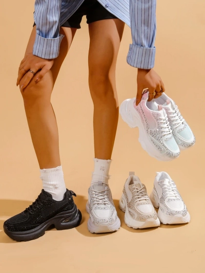 Adidași sport pentru femei Royalfashion cu cristale Bloss