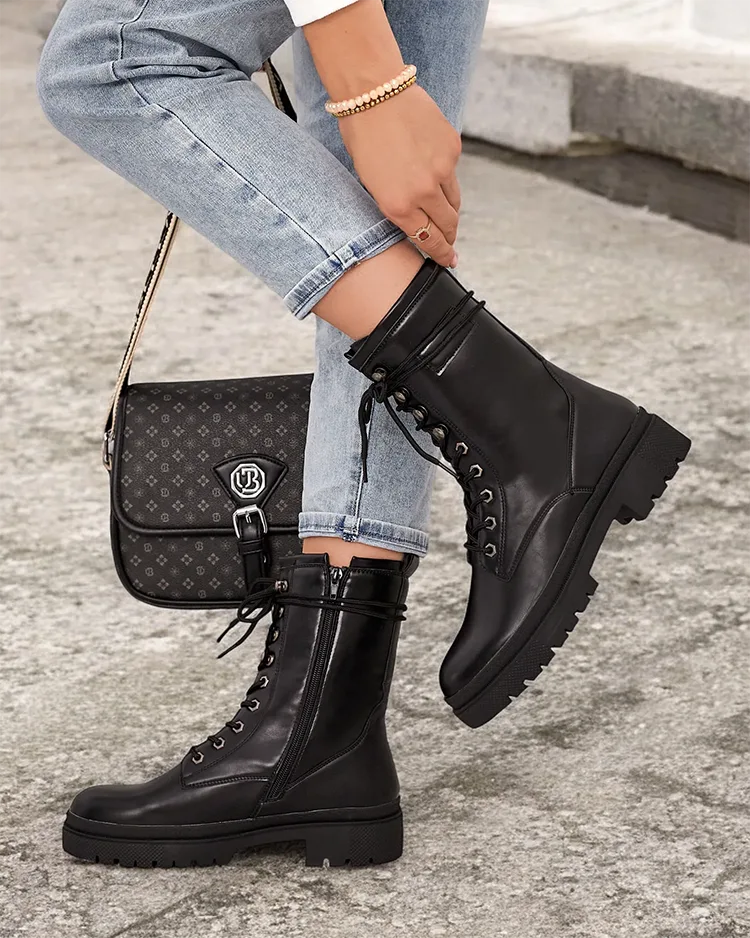 Royalfashion Cizme bagger înalte Ubbus pentru femei