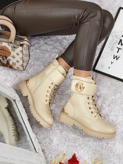 Botine workery dama cu decorațiuni Lorice