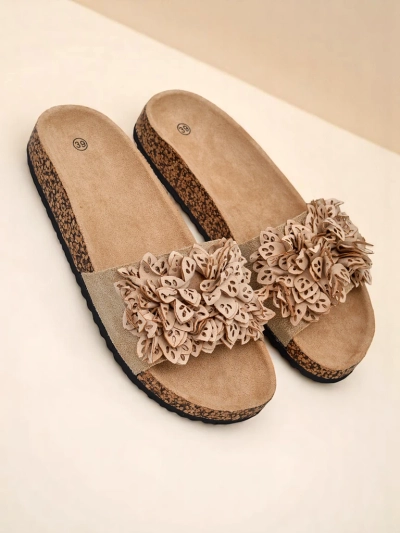 Royalfashion sandale pentru femei cu flori Occes