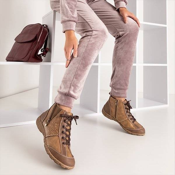 Ghete izolate dama maro Giacomo - pantofi