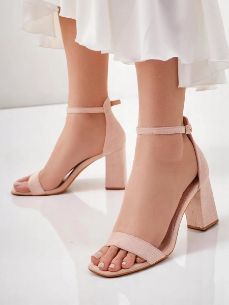 Sandale din ecosuede pentru femei Royalfashion Qwadrat