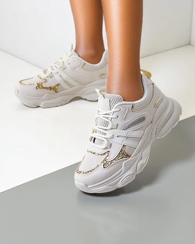 Sneakers sportive Royalfashion pentru femei pe o talpă groasă Aimo