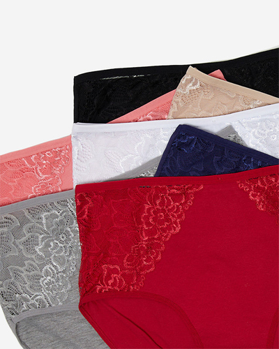 Un set de slip de dama 7 / pachet - Lenjerie intimă