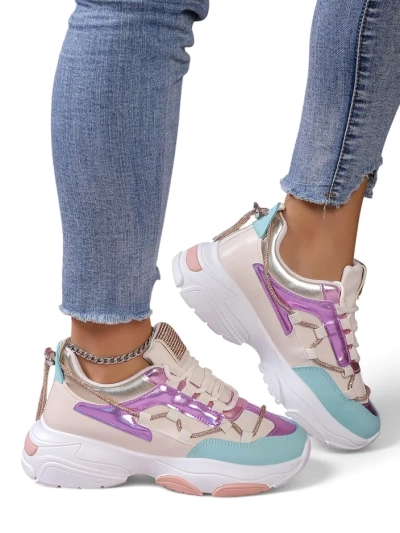 Royalfashion Sneakers colorate pentru femei Casiia