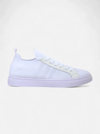 Aurelio Sneakers Textils Alvs cun Curom Ecologic sin Plattafurma Platta da 2,5 cm