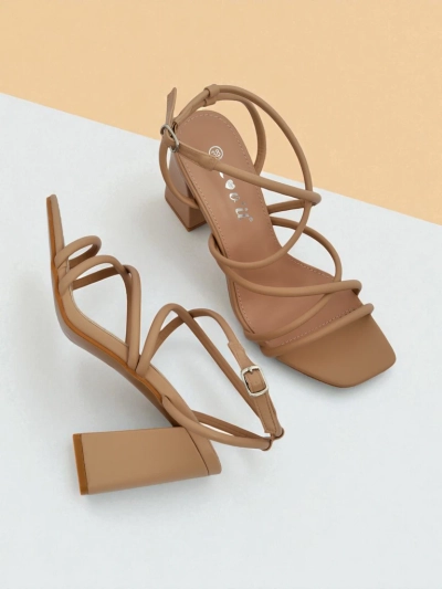 Sandale cu toc gros pentru femei Royalfashion Elysia