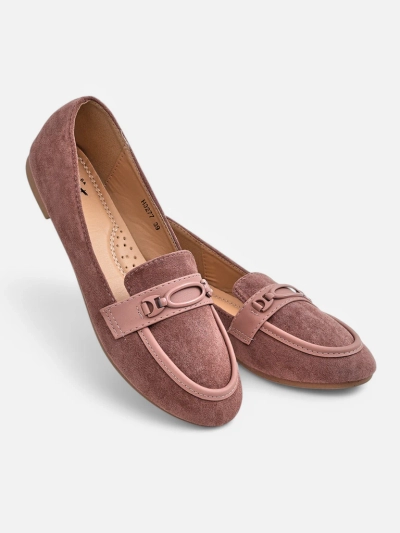 Mocasıne ecologice din suede pentru femei Royalfashion Zammei