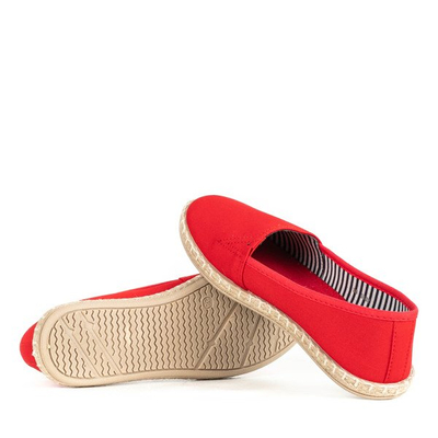 Czerwone espadryle Walencia - Obuwie