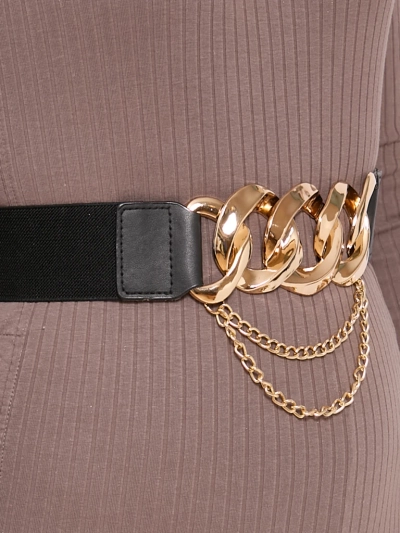 Curea lată de damă pentru pantaloni cu elastic