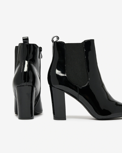 Royalfashion Cizme stiletto Lady Jeny negre pentru femei