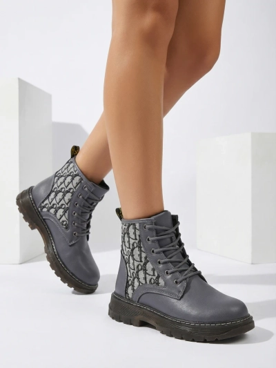 Royalfashion Botine pentru femei cu imprimeu Efrioz