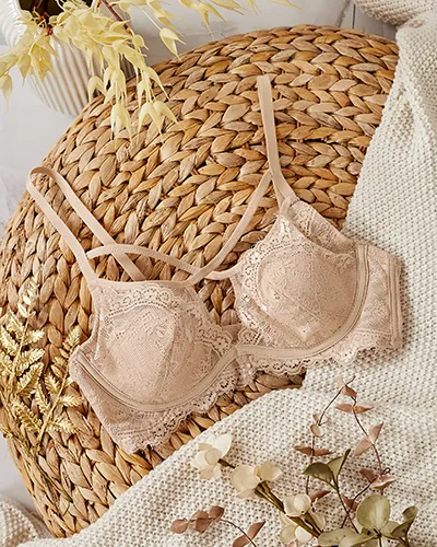 Royalfashion Sutien de damă cu bretele decorative