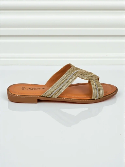 Royalfashion Babes Klapki Braided Woven Breeze