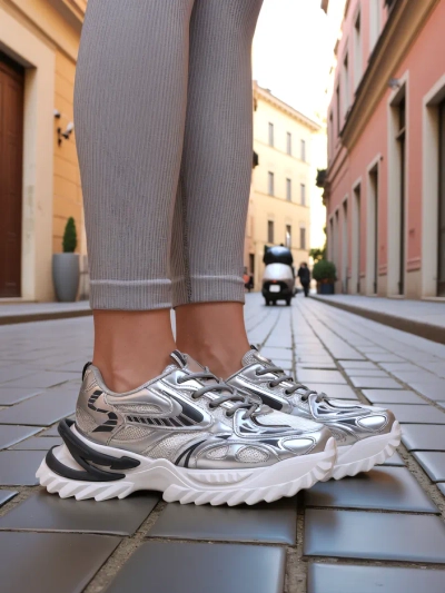 Sneakers lacuiți Royalfashion pentru femei Leysi