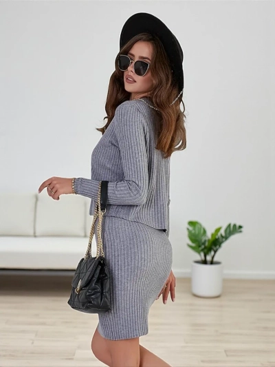 Royalfashion Set pentru femei cu pulover și rochie