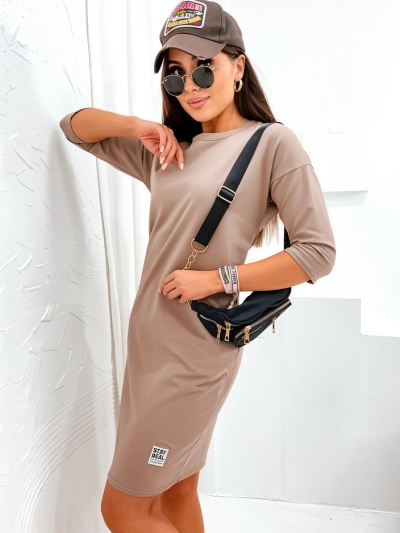 Royalfashion Rochie mini din material pentru femei