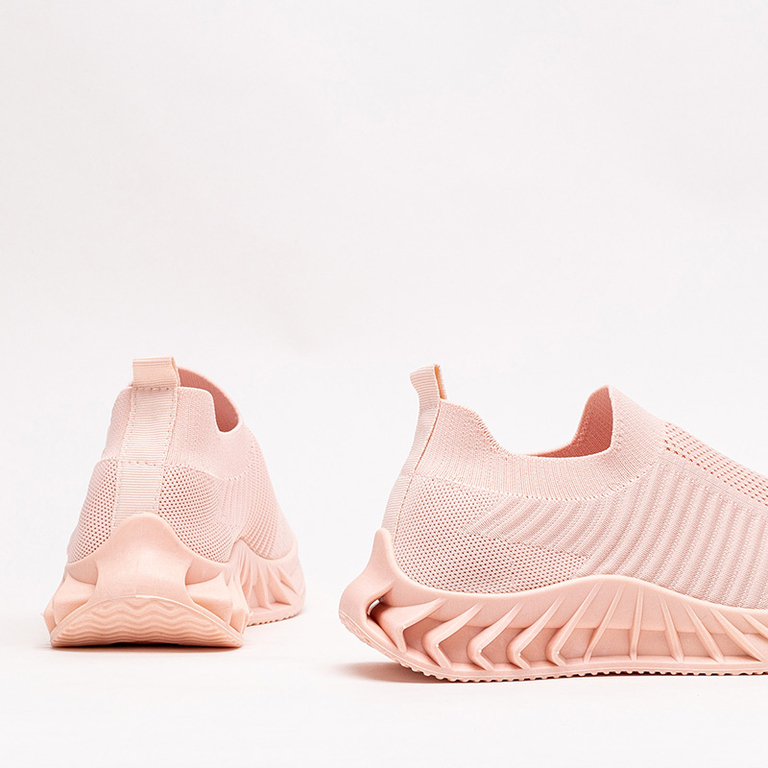 Pantofi sport slip-on damă roz deschis Dinging - Încălțăminte