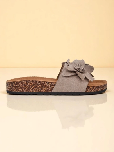 Papuci de plajă Royalfashion pentru femei cu flori Foules