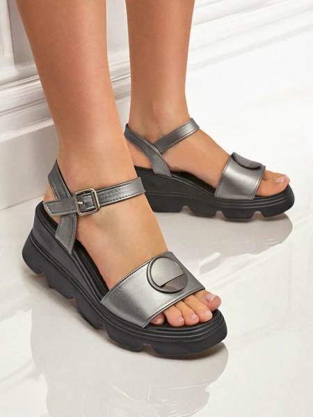 Graphite Grace Sandals