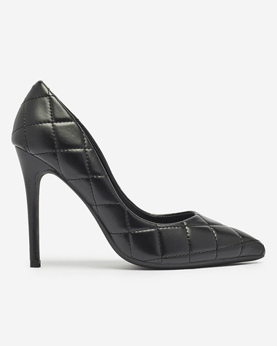 Pantofi matlasați de damă de culoare neagră Duclisa- Footwear