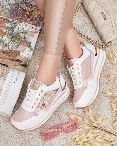 Royalfashion Adidași sport de damă pe koturna Roenna